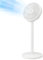 EXTRASTAR Ventilador de Pie Silencioso, oscilante, Modo Noturno, 3 velocidades, diámetro de hélice 32 cm, Con Aspas, Moderno, Color Blanco