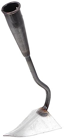 Gatuida Azada Triángulo Duradera para Jardinería Excavación y Surcos Herramienta Multifunción para Plantar Verduras y Zanjas Acero Resistente