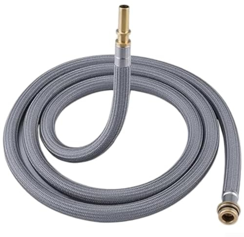88624000 Pull Down Faucet Replacement Hose, Leak-Resistant Pull-down Spray Hose With Brass Connectors For Kitchen Sink Faucets