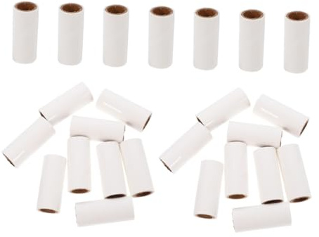 Toyvian 25 Stück Fusselroller Nachfüllrollen Extra Klebrig für Tierhaare als Couch Hair Remover Hundehaare Entferner Vielseitig für Kleidung Sofa Auto Einfache Ersatzrollen für Mini