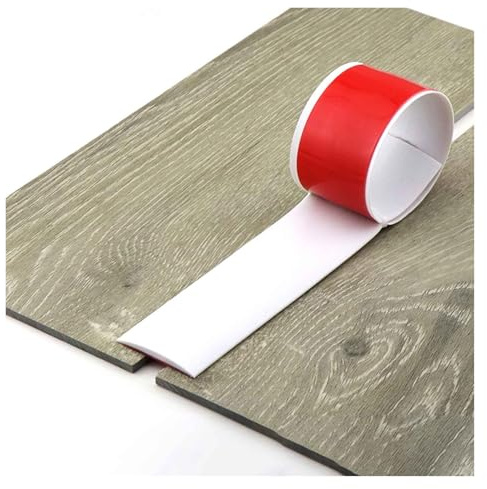Flexible PVC Abschlussleiste Boden Abdeckleisten für Fußböden Selbstklebende Türschwellen Leiste, für Laminat/Fliesen, für Bodenübergänge, Einfach zu installieren(Weiß,W5*L100cm)