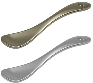Beavorty Set 3 Cucchiai per Crema Viso in Lega di Zinco Misurini per Crema Occhi e Maschera Accessori Cosmetici per Applicazione Uniforme per Cura della Pelle e Uso Domestico