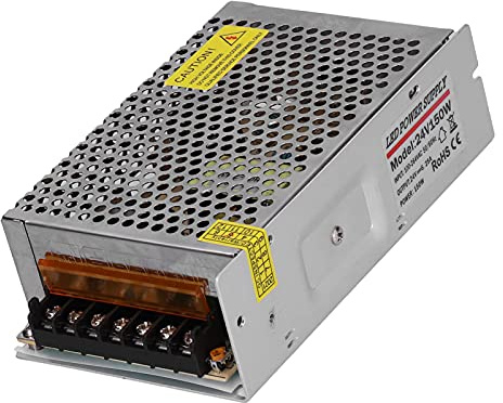 YY - 150-24 Controlador regulado de Fuente de alimentación conmutada, CC 24 V 150 W 6,25 A, disipación de Calor en aleación de Aluminio para Sistemas de monitoreo de Seguridad LE