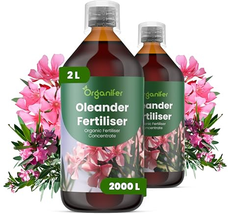 Fertilizzante liquido organico 2x1L per oleandro – radici forti e piante sane – Organifer