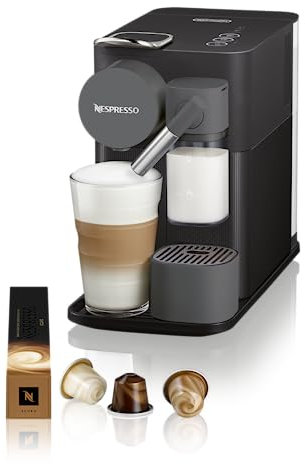 Nespresso De'Longhi EN510.B Lattissima One Kaffeekapselmaschine,Shadow Black