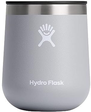 Hydro Flask 10 oz Ceramic Reusable Wine Cup with Lid Wine Tumbler Birch - Vacuum Insulated, Dishwasher Safe, BPA-Free, Non-Toxic