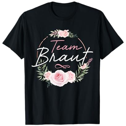 Junggesellinnenabschied Frauen Shirt JGA Team Braut Polterer T-Shirt