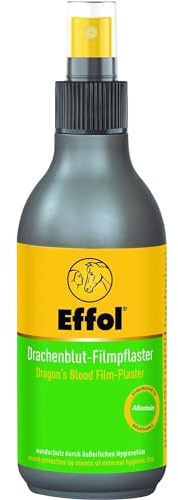 RL24 - Drachenblut-Filmpflaster – Sprühpflaster – 1 x 250 ml | Atmungsaktives Wundspray – Pflasterspray für Pferde – Schutz vor Schmutz & Schweiß – Wundversorgung für Tiere