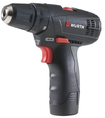 WURTH TALADRO ATORNILLADOR A BATERÍA BS 12-A 2X2.0AH