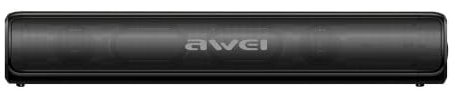 AWEI Y333 Enceinte Bluetooth portable 10 W Système de son surround 3D Barre de son pour TV avec caisson de basses et haut-parleurs surround arrière surround et basses réglables