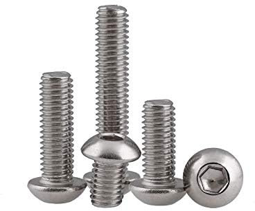 Viti a testa bombata con esagono incassato TBEI in acciaio inox Aisi 304/A2 ISO 7380 - M5x20mm - 20pz