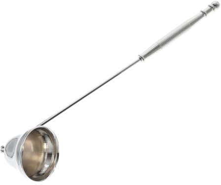 Cabilock Edelstahl Kerzenlöscher Silber Sicheres Kerzenlöschgerät Mit Trompetenform Praktisches Candle Tool Für Zuhause Hochzeit Party Elegantes Design Schonendes Löschen Großer Dochte