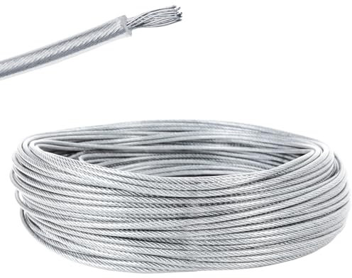 Drepint Filo per Decespugliatore 2,4mm/30m Filo Acciaio Professionale per Decespugliatore Filo Tagliabordi Filo di Ricambio per Parco Giardino Prato