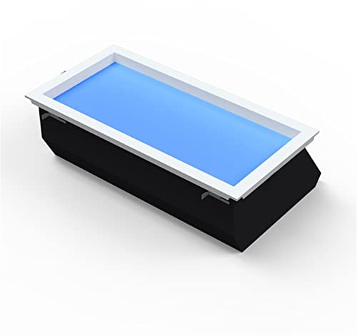Lampe de Lumière Artificielle pour Puits de Lumière, Lampe de Plafond Intelligente avec Ciel Bleu, Lampe de Puits de Lumière Naturelle Encastrée, Lumière D'intérieur Intelligente(Graffiti smart,E 300*