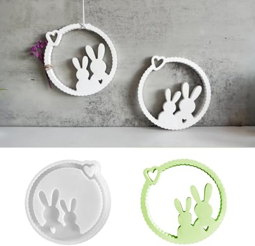 Silikonformen Gießformen Ostern, Silikonform Ostern, Gießformen Silikon, Silikonformen Gießformen, Silikonform Hase, Gießformen, Silikonform Frühling, für DIY Osterdeko Handwerk (F)