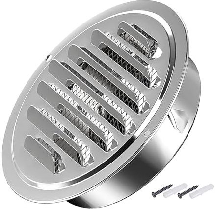 Copertura di Ventilazione, Presa d'aria in acciaio inox 70mm 80mm 100mm