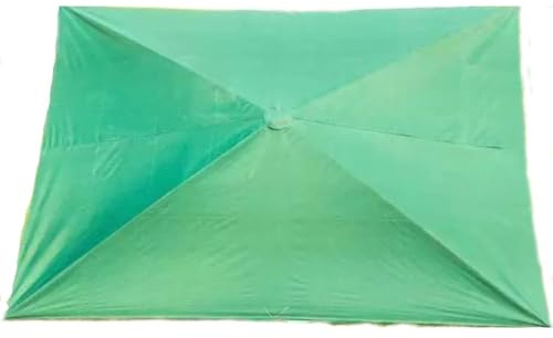 Replacement Canopy for 2x1.5m Rectangular Patio Umbrella - Outdoor Market Umbrella Cover Front-Open Design Durable Garden Shade Solution for Enhanced Protection