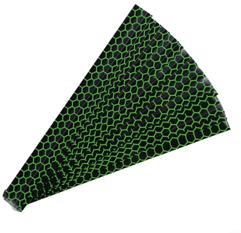 Hosrivae Lot de 15 bandages de tige en forme de flèche verte pour la pratique et la chasse - Ruban autocollant thermorétractable 19,1 x 1,5 cm - 1 mm d'épaisseur