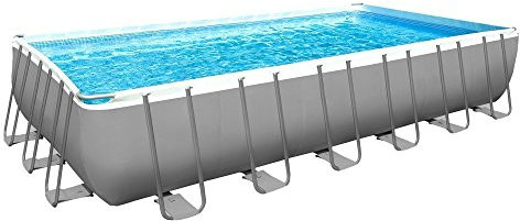 Intex 26366 Piscina con bordi Piscina rettangolare 31805L Blu, Grigio piscina fuori terra