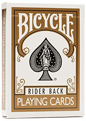 Bicycle Gold Rider Back Playing Cards