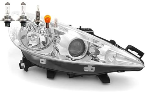 Johns, Faros delanteros aptos para Peugeot 207 02/06 / derecho + bombilla