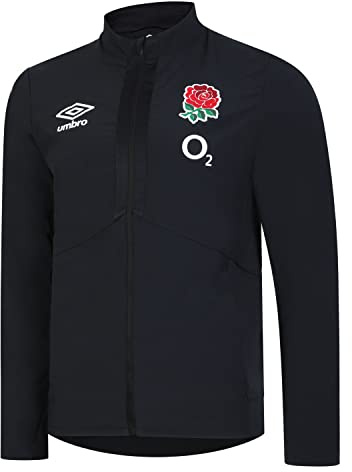UMBRO Herren England Anthem (O2) Jacke, Schwarz, XL