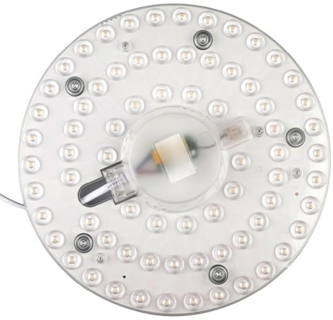 INNOVATE LED Umrüstsatz Deckenleuchte Rund 230mm 24W 4000K LED Modul 230V | Deckenlampe Platine mit Magnethalterung Neutralweiß ersetzt 4x60W Halogen Leuchtmittel I Retrofit Leuchtmittel