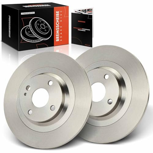 Frankberg Bremsscheibensatz inkl. 2x Bremsscheiben Hinten Voll Ø280mm Kompatibel mit 124 Spider 348 Replace# 6000612254,N25126251