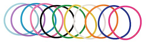 ifundom 20piezas Pulseras De Silicona Coloridas y Elásticas Para Adultos Para Fiestas Eventos y Recuerdos Alegres