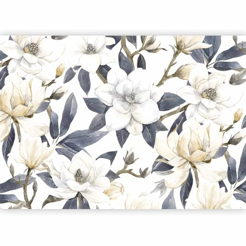 murando - Papier Peint Panoramique Intissé Salon, Fleurs, 350x256 cm | Fabrication EU, Tapisserie Murales Papier Peint, Revêtement Mural, Papiers Peints, Grand Poster Mural, Fleuri, Décoration