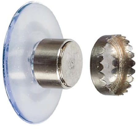 Portasapone a , per saponetta da bar, magnetico, montaggio a parete, 4 cm, senza foratura, accessorio da bagno per sapone da bar (29 g)