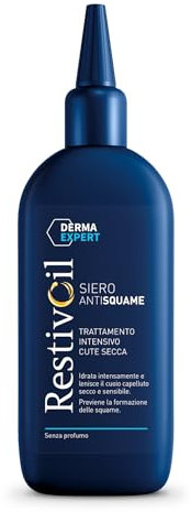 RestivOil Derma Expert Siero Antisquame, Trattamento intensivo Cute Secca, 150ml