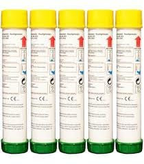 PLATINUM PIROTECNICA - fumogeni colorato Giallo - 5 pezzi