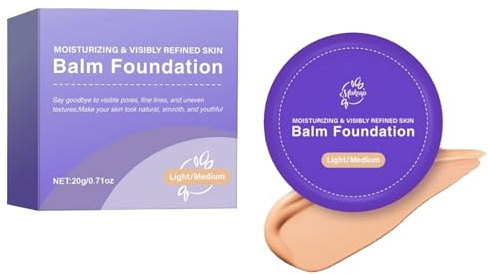 Fondotinta – 20 g crema correttiva colore | Crema colorante a lungo termine per carnagione naturale su pelle secca e matura per viaggi e feste
