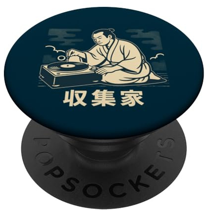 Samurai Tourne-Disque Vinyle pour DJ PopSockets PopGrip Adhésif