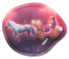 ergobag Blinkie Klettie Märchenkutsche - Pink | Klettflächen von verschiedenen Themenwelt, ideal für den Sammelspaß und die individuelle Gestaltung.