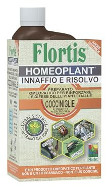 Flortis, Homeoplant Cocciniglie, Preparato Omeopatico Rinforzante per Piante Contro Cocciniglie, Formato da 750 ml