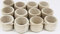 MGI DEVELOPPEMENT Artisanat Francais Traditionnel, Lot de 12 Ronds de Serviette en Bois Brut Made in France, Jura (à Laisser Brut ou à Personnaliser Vous-même)
