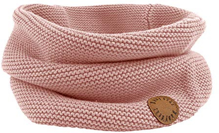 Winter Baby Boys Scarf Cotton Girls Neck Warmer Autumn Warm Knitted Scarves for Toddler Kids (Pink)