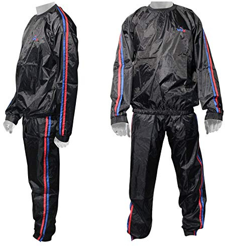 WARX Heavy Duty Sauna Sweat Suit Exercise Weight Loss Gym Fitness Sweat Suit ANTI RIP