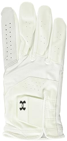 Under Armour Men's Iso-Chill Golf Glove, 100 White, LMLC