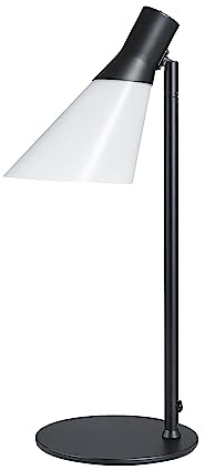 Dyberg Larsen - Tischleuchte Gent schwarz matt/opal – Metall/Glas – 40 W – Innen – dänisches Design – Modern – Licht