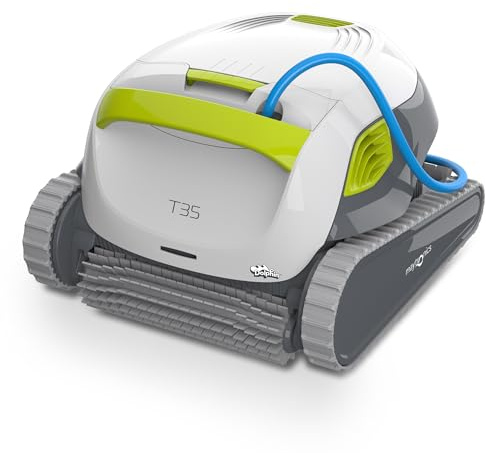 Dolphin T35 Robot Nettoyeur électrique avec Fil pour Piscine Hors-Sol Jusqu’à 12 m - Nettoyage Fond, parois et Ligne d'eau - Accessoires de Piscine
