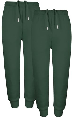 A2Z 4 Kids Unisex Fleece Joggers Drawstring Cuffed School Sports Sweatpants | Soft PE Sweatpants For Training Playtime Lessons And Daily Active Comfort