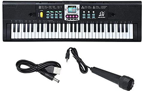 Badiman Advanced 61-Key Digital Music Keyboard for Kids and Beginners