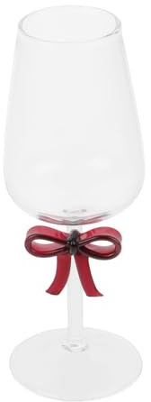 ABOOFAN Bow Wine Glass Glass Wine Cup Suitable for Cocktails Home Hotel Banquet