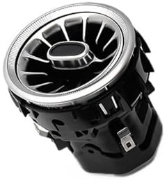 hgudyr Auto AC Sortie d'air Grille Garniture Turbo Sortie Ventilation Climatisation Tableau Bord Avant Intérieur pour Benz pour W447 pour Classe V Ventilation Grille