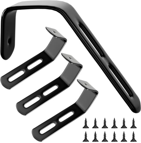MorningRo 4 Set Angled Bunk Bed Ladder Hooks PVC Adjustable for Dorm