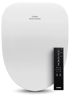 Coway Electronic Bidet Elongated Toilet Seat with Instantaneous Water Heating, Heated Seat and Dryer, Soft Close Lid, Stainless Nozzle, Self Cleaning, Remote Control 400S