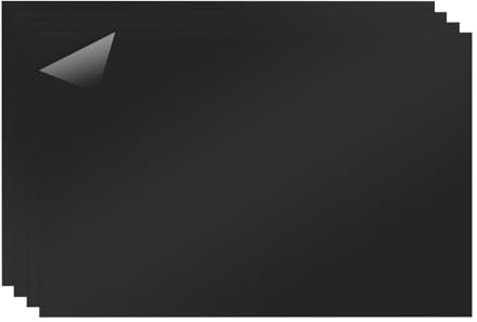 4 Stück ABS Kunststoffplatte, 30x20 cm Laser Rohlinge zum Gravieren, Laser Gravur Platte, Laser Gravur Material für Namensschild Haustür, Gravurplatte für DIY Schneiden